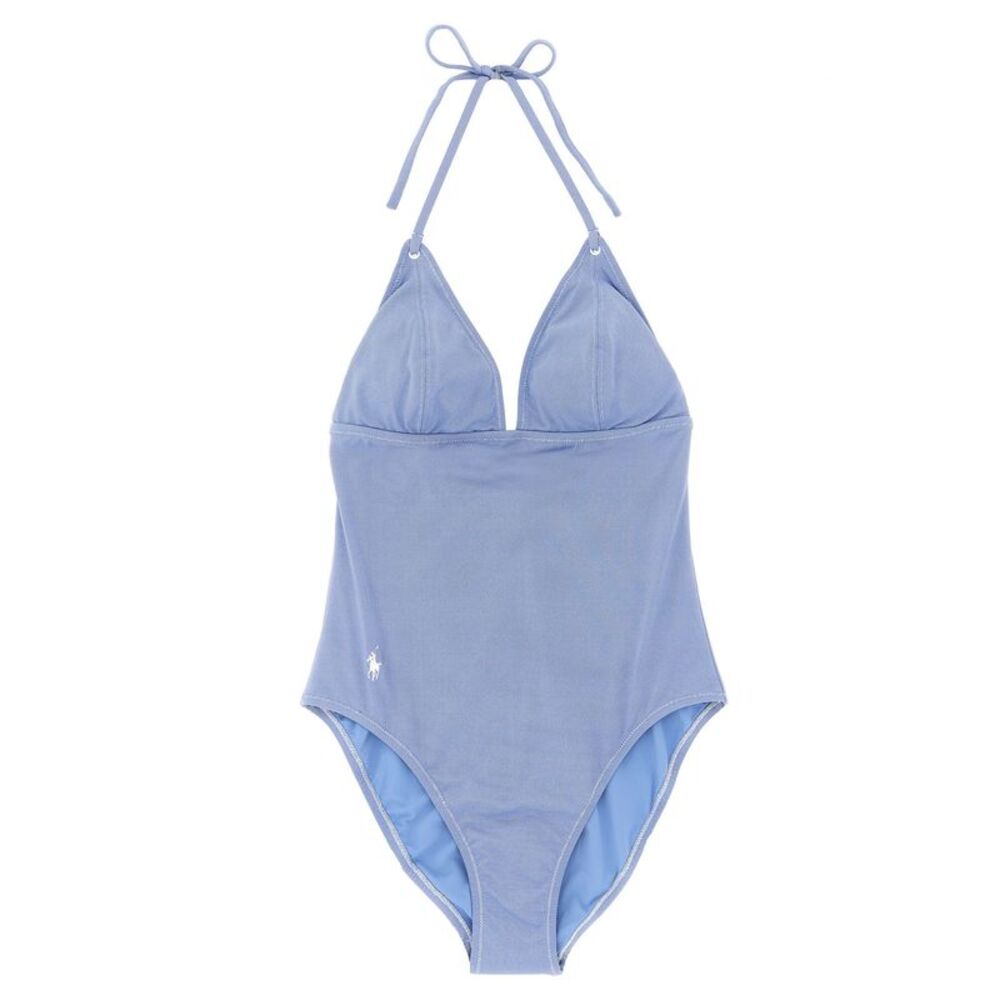 Polo Ralph Lauren Women's Polo One-Piece Swimsuit - Picture 1 of 3